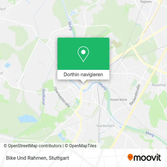 Bike Und Rahmen Karte