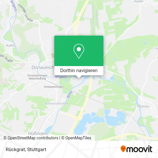 Rückgrat Karte