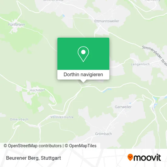Beurener Berg Karte