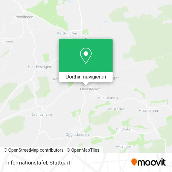Informationstafel Karte