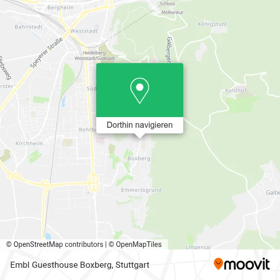 Embl Guesthouse Boxberg Karte
