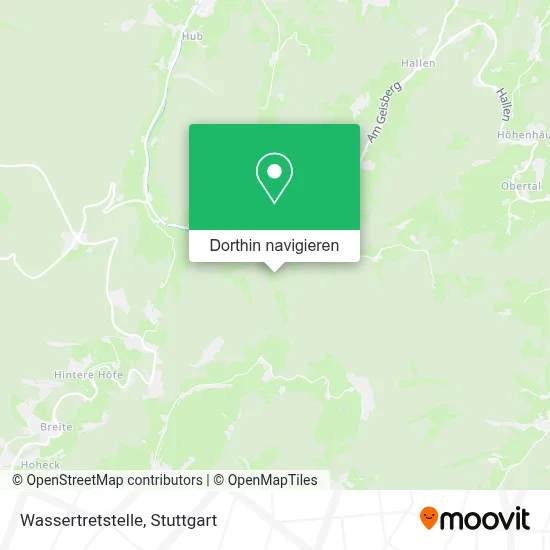 Wassertretstelle Karte