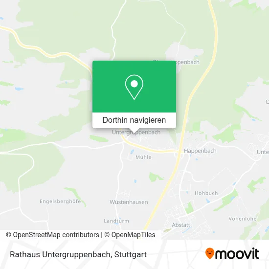 Rathaus Untergruppenbach Karte