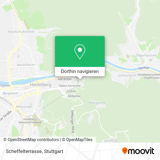 Scheffelterrasse Karte