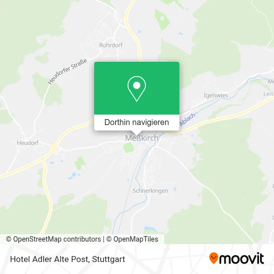Hotel Adler Alte Post Karte