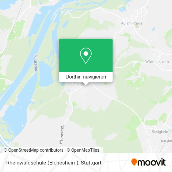 Rheinwaldschule (Elchesheim) Karte