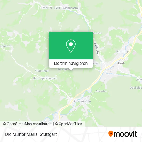 Die Mutter Maria Karte