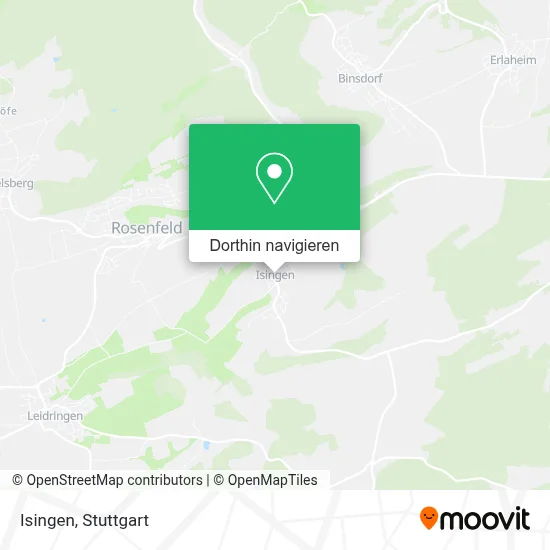 Isingen Karte