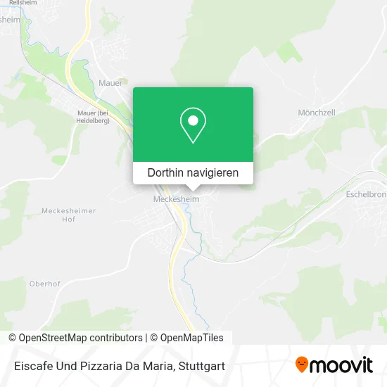 Eiscafe Und Pizzaria Da Maria Karte