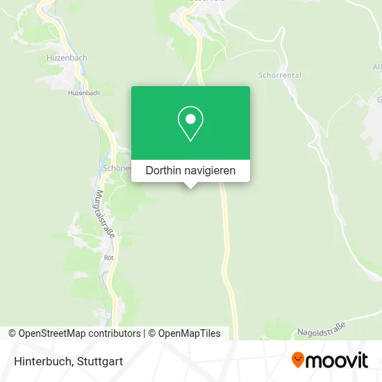 Hinterbuch Karte