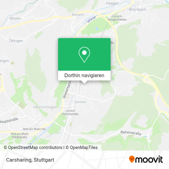 Carsharing Karte