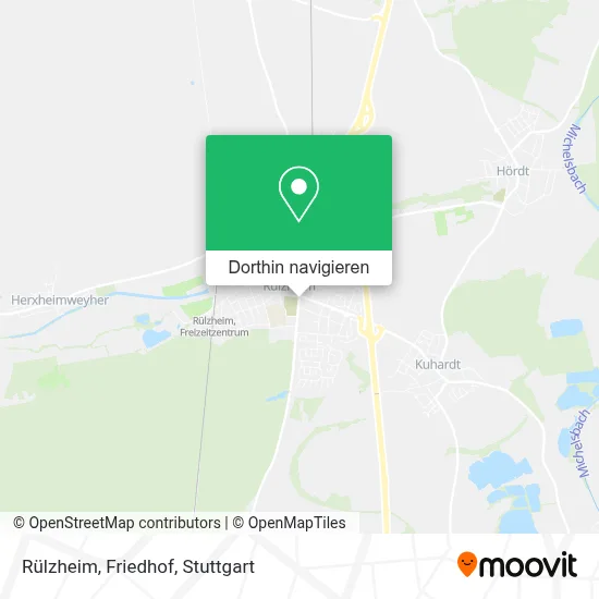 Rülzheim, Friedhof Karte