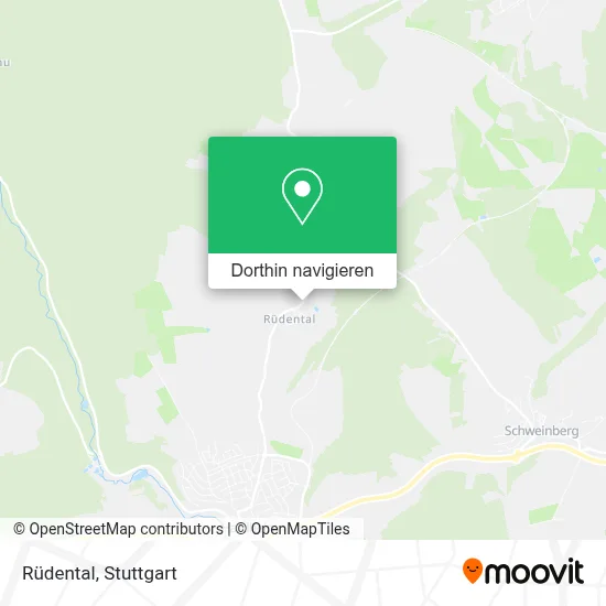 Rüdental Karte