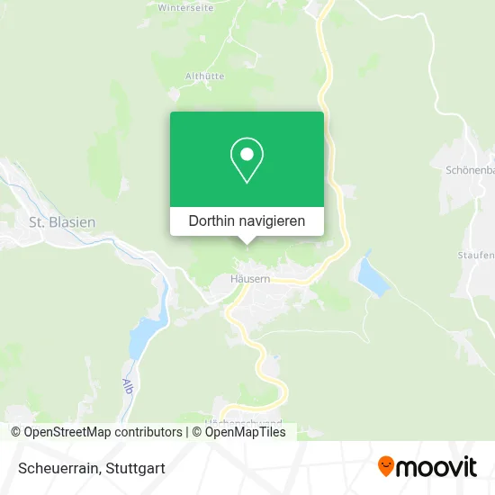Scheuerrain Karte
