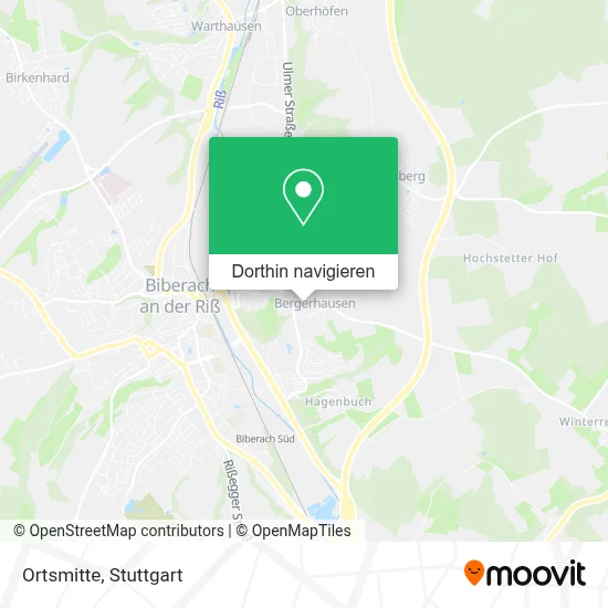 Ortsmitte Karte