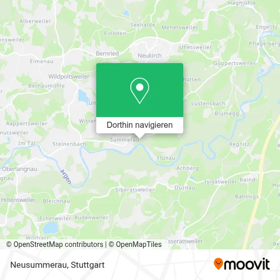 Neusummerau Karte