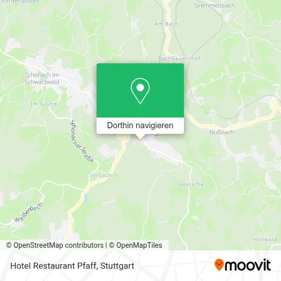 Hotel Restaurant Pfaff Karte