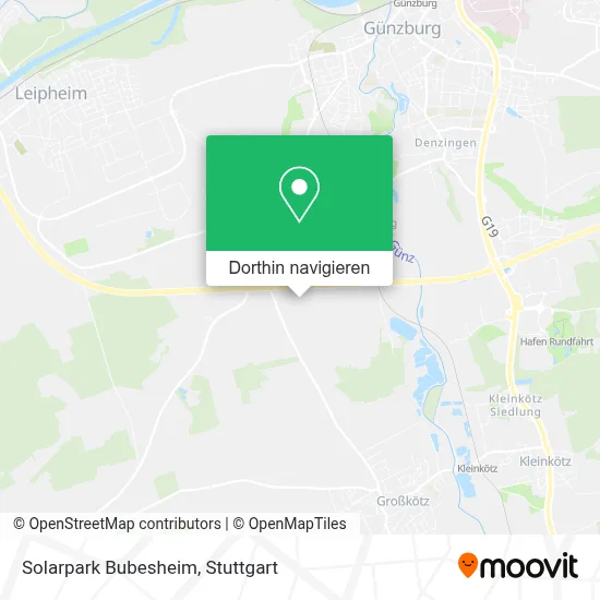 Solarpark Bubesheim Karte