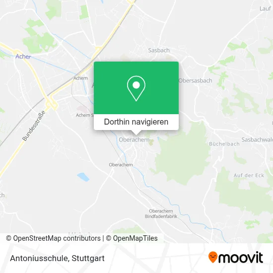Antoniusschule Karte