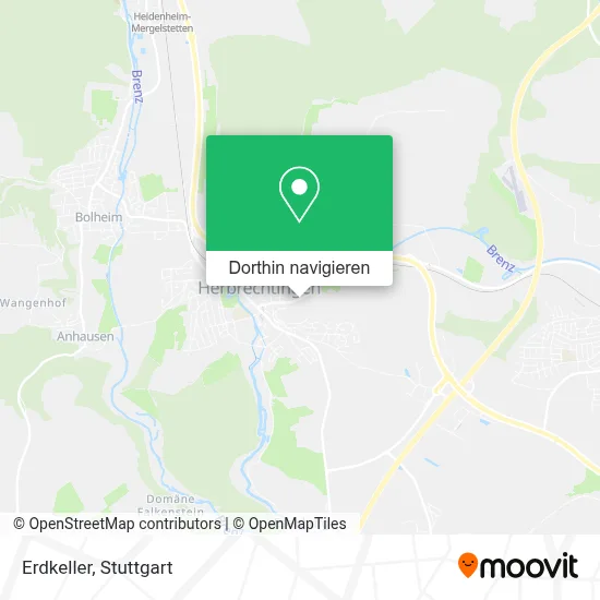 Erdkeller Karte