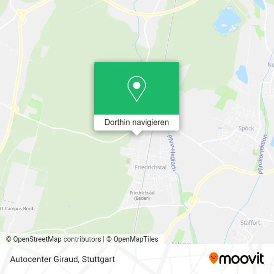 Autocenter Giraud Karte