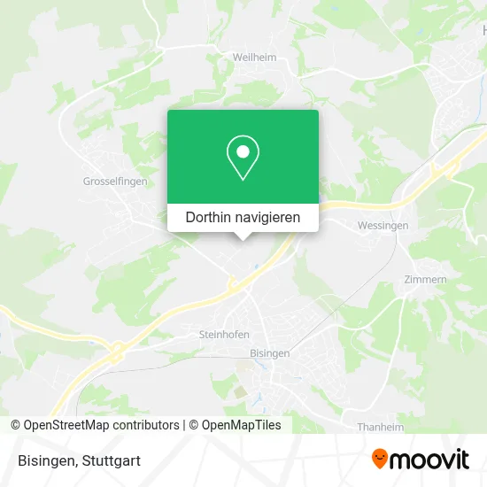Bisingen Karte
