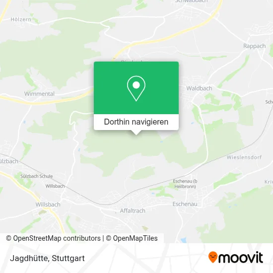 Jagdhütte Karte