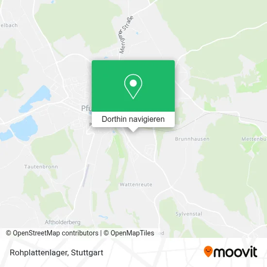 Rohplattenlager Karte