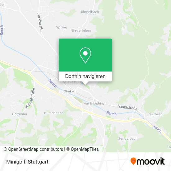 Minigolf Karte