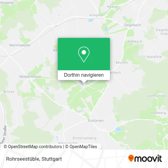 Rohrseestüble Karte