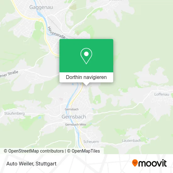 Auto Weiler Karte