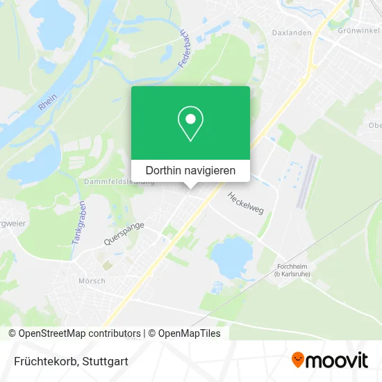 Früchtekorb Karte
