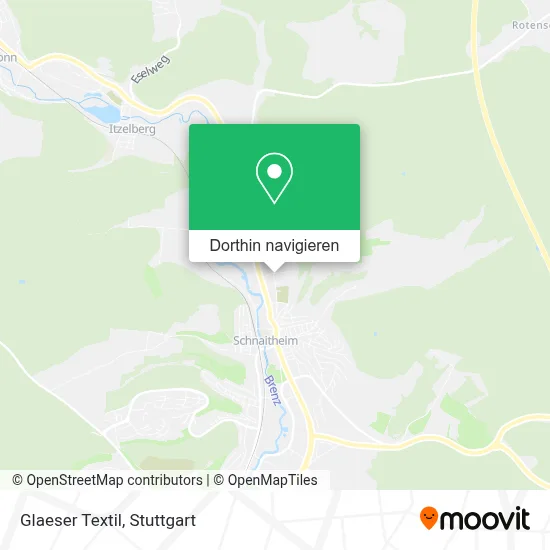 Glaeser Textil Karte