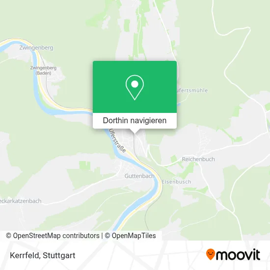 Kerrfeld Karte