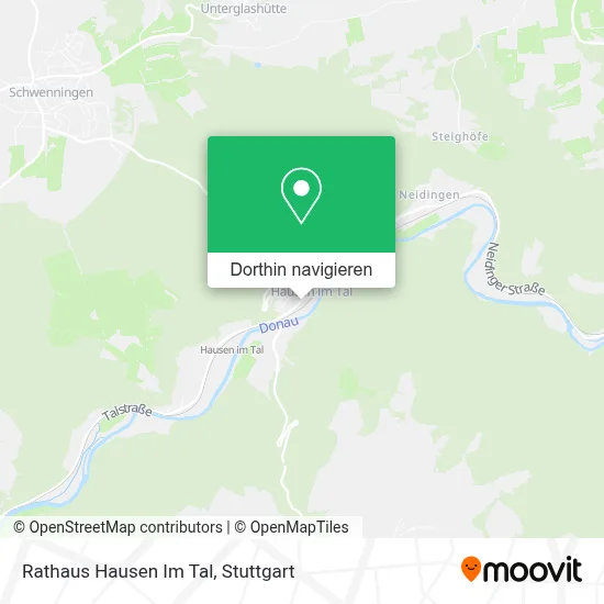 Rathaus Hausen Im Tal Karte