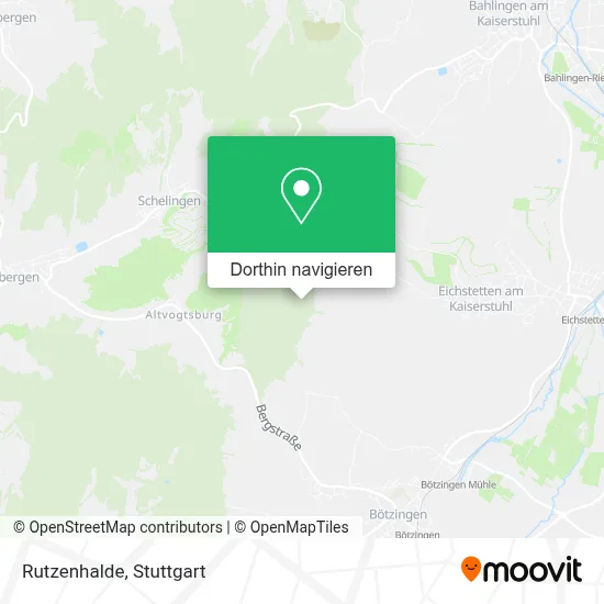Rutzenhalde Karte