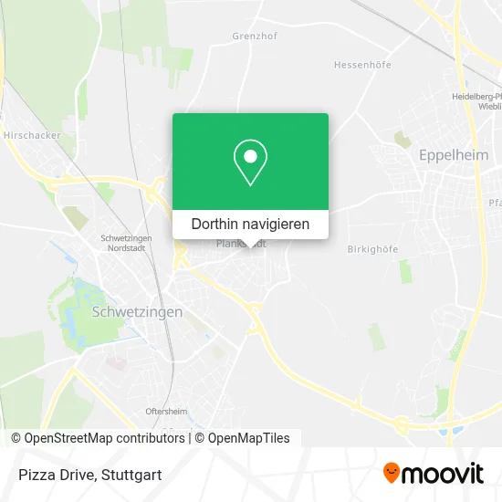Pizza Drive Karte