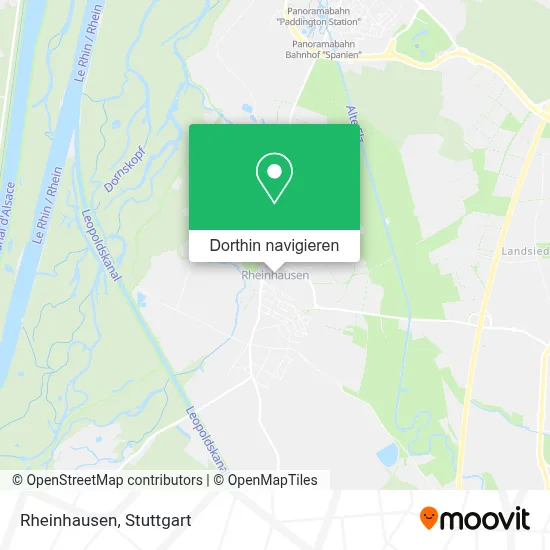 Rheinhausen Karte