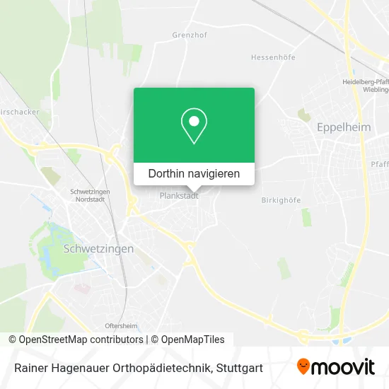 Rainer Hagenauer Orthopädietechnik Karte