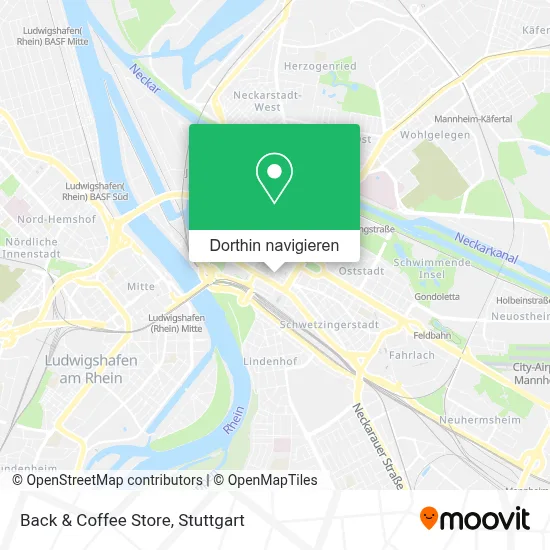 Back & Coffee Store Karte