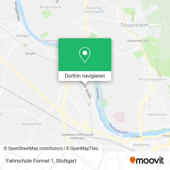 Fahrschule Formel 1 Karte