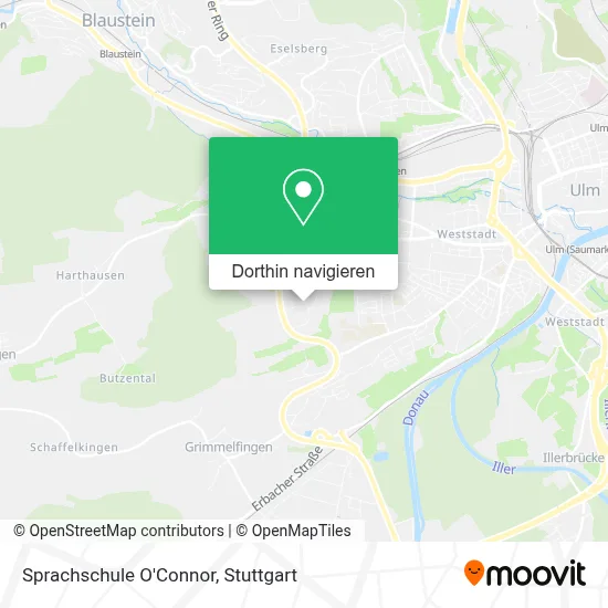 Sprachschule O'Connor Karte