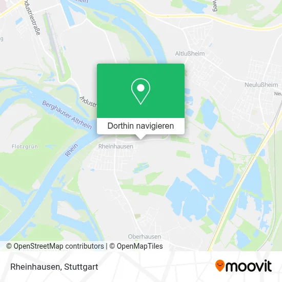 Rheinhausen Karte