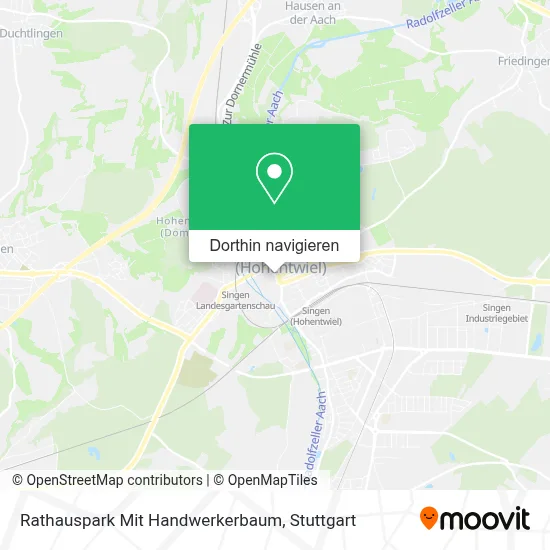 Rathauspark Mit Handwerkerbaum Karte