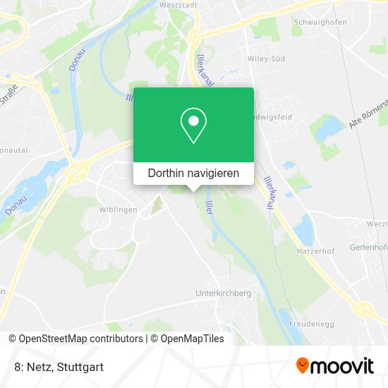 8: Netz Karte