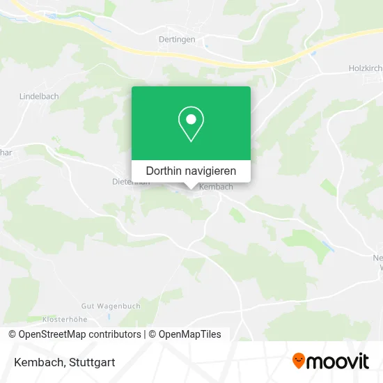 Kembach Karte
