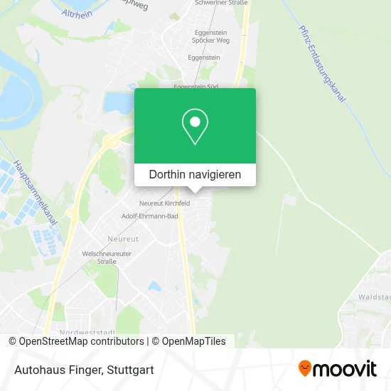 Autohaus Finger Karte