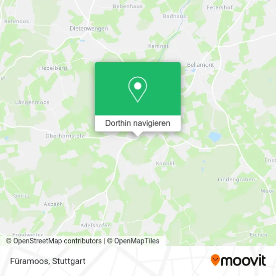 Füramoos Karte