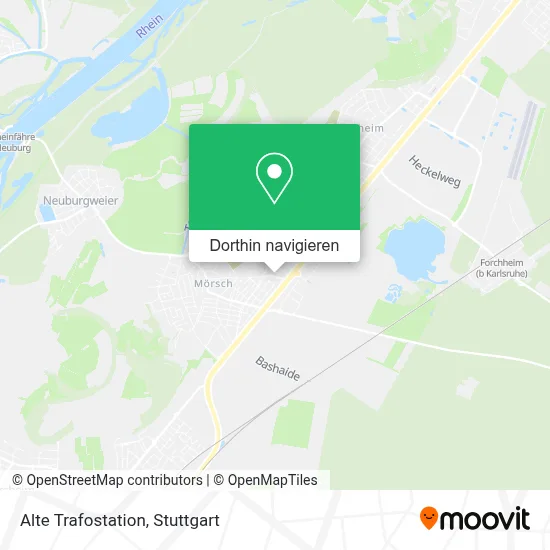 Alte Trafostation Karte