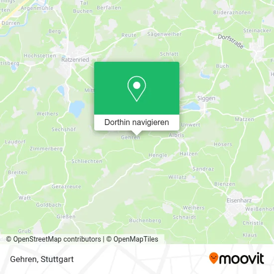 Gehren Karte